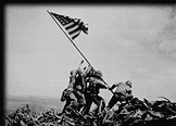 Flag raising on Iwo Jima